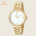 Relógio Feminino Analog Display Japonês Quartz Amarelo Relógio 71212